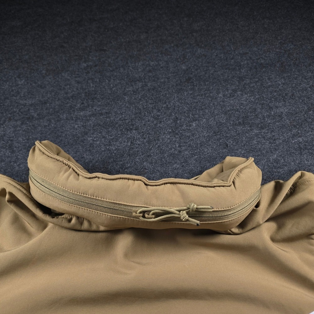 Rothco Tactical Hooded Soft Shell Jacket Coyote Brown Fleece Military Men's XL - Picture 15 of 16